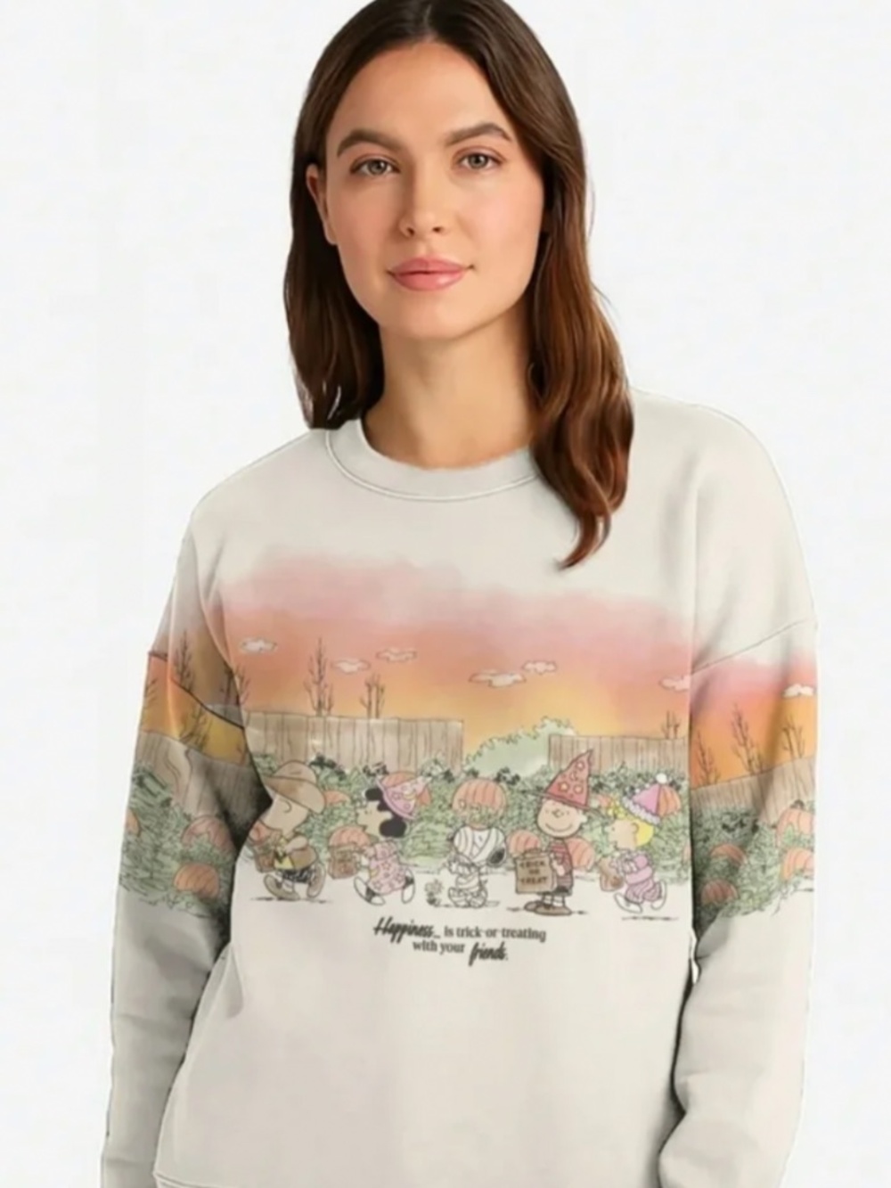 Peanuts Women’s Halloween Sweatshirt Size Medium NWT - Picture 3 of 4